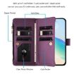 Ulefone Note 20 Pro Purple Leather Case - 9 Card Slots & Hand Strap - 3