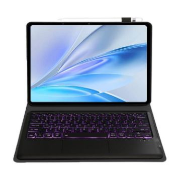 Vivo Pad SE 12.3" Black Leather Case with Bluetooth Keyboard & Touchpad - 1