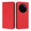 Xiaomi 14 Ultra Magnetic Frosted Flip Leather Case - Red - 1