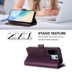 Vivo S30 Pro Mini Purple Leather Case - 9 Card Slots, Magnetic Closure - 4