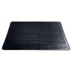Silicone Coffee Machine Mat - Anti-Slip Drain Pad, 71x50cm, Black - 1