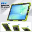 Samsung Galaxy Tab S10 FE+ Silicone Hybrid Case with Strap - Yellow Green - 6
