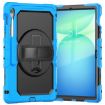 Samsung Galaxy Tab S10 FE+ Light Blue Silicone Hybrid Case with Strap - 2
