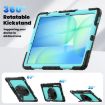 Samsung Galaxy Tab S10 FE+ Silicone Hybrid Case with Strap - Light Blue - 6