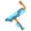 Galaxy Buds FE SM-R400N Battery Box Contact Flex Cable Original - 3