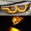 BMW 4 Series F32 Left LED Daytime Running Light Angel Eyes White - 1