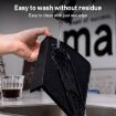 Silicone Espresso Tamper Mat Corner Pad - Black Coffee Press Tool - 5