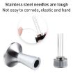 Mesh Texture Coffee Powder Pressing Hammer - 58.3mm Stainless Steel (Black) - 4
