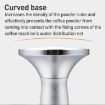 58.3mm Mesh Texture Coffee Powder Press Hammer Stainless Steel Black - 6