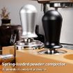 58mm Silver Stainless Steel Coffee Powder Hammer Pressure Tampon - 2