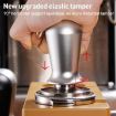 58mm Silver Stainless Steel Coffee Powder Hammer Pressure Tampon - 4