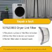 Dryer Lint Filters 137623900 - Replacement Part for Efficient Drying - 3