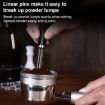 Triangular Mini Coffee Powder Needle - Silver | Compact Coffee Tool - 3