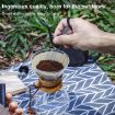 Triangular Mini Coffee Powder Needle - Silver | Compact Coffee Tool - 8