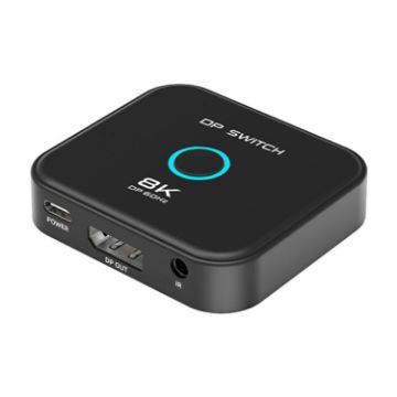 FJGEAR FJ-8K201DP 8K 60Hz DP One-way Switch UK Plug - 1