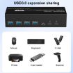 FJGEAR FJ-8K202DB 8K 60Hz DP Monitor KVM Switch EU Plug - 8