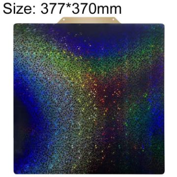 PEI Coating Starry PET Film 3D Printing Build Plate 377x370mm - 1