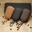 Universal Car Key Case - Black Microfiber Leather Protective Cover - 2