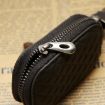 Universal Car Key Case - Black Microfiber Leather Protective Cover - 4