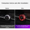 Mazda Axela CX-30 2020-2022 Red Control Knob Decorative Rings 2pcs - 2