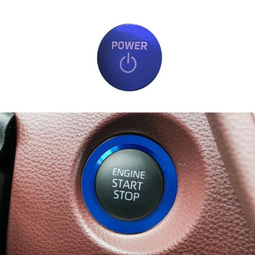 Toyota Corolla Cross/Yaris Hybrid Key Ignition Switch Ring Cover - Blue - 1