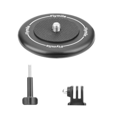 Magnetic Round Base Aluminum Alloy Desktop Stand - 1