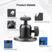 Magnetic Round Base Aluminum Alloy Desktop Stand - 8