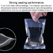 100pcs Double Layer Ziplock Bags 7x10cm, Environmental Warning Label - 6