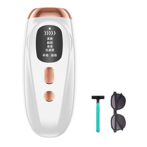 Portable Laser Hair Removal Device IPL Photon Electric, UK Plug (White) - 1