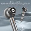 LED Display Smart Frequency Hair Dryer, Negative Ion, US Plug, Gray - 4