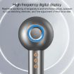 LED Display Smart Frequency Hair Dryer, Negative Ion, US Plug, Gray - 5