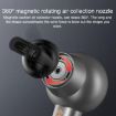 LED Display Smart Frequency Hair Dryer, Negative Ion, US Plug, Gray - 6