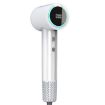 LED Digital Display High Speed Negative Ion Hair Dryer, US Plug, White - 1