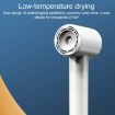 LED Digital Display High Speed Negative Ion Hair Dryer, US Plug, White - 5