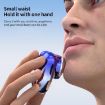 WG-P10X Gradient Blue Rechargeable LED Display Electric Shaver - 7