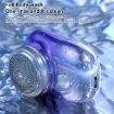 WG-P10X Silver Portable Rechargeable LED Display Electric Shaver - 8