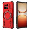 Vivo iQOO Z10 Turbo 5G Red Shockproof MagSafe Ring Phone Case - 4