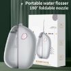 Portable Folding Smart Water Flosser FY-B301, 120ml Tank, Silver - 2