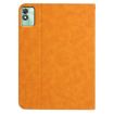 Techo Megapad 11 2024 Yellow Leather Tablet Case with Wristband - 3