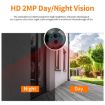 ESCAM C88 4.3" 1080P WiFi Video Doorbell with Night Vision & Audio (Black) - 4