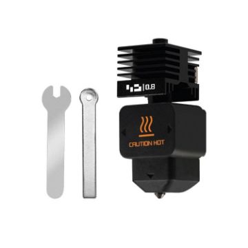 3D Printer Nozzle Hot End 0.8mm Hardened Steel for Bambu Lab H2D - 1
