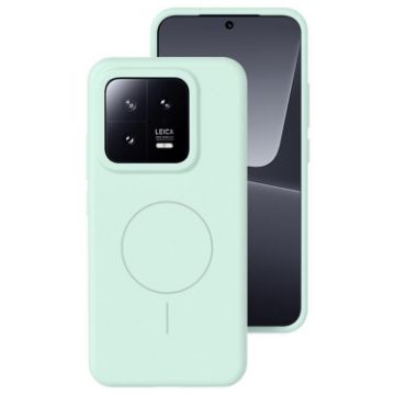 Xiaomi 13 Mint Green Liquid Silicone MagSafe Phone Case - 1