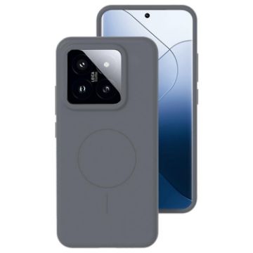 Xiaomi 14 MagSafe Phone Case - Liquid Silicone, Charcoal Gray - 1