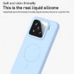 Xiaomi 15 Ultra MagSafe Case - Black Liquid Silicone Thin Circle - 3