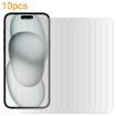 iPhone 15/15 Pro Tempered Glass Film 10pcs 0.26mm 9H 2.5D Aluminum - 1