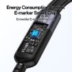 Yesido CA136C 60W USB-C to Type-C & iWatch Charging Cable 1.2m Black - 4