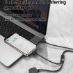 Yesido CA136C 60W USB-C to Type-C & iWatch Charging Cable 1.2m Black - 8