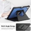 iPad Air 13 2025/2024 Honeycomb Magnetic Leather Case - Blue - 6