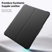 iPad Pro 13 2024 Honeycomb Magnetic Leather Case - Wine Red - 2