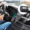 USB Car FM Transmitter Wireless Bluetooth Receiver - Black - 5